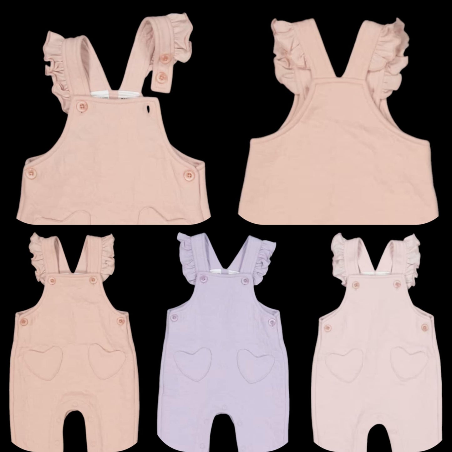 Adorable Ruffle Overalls β Personalised Just for Them