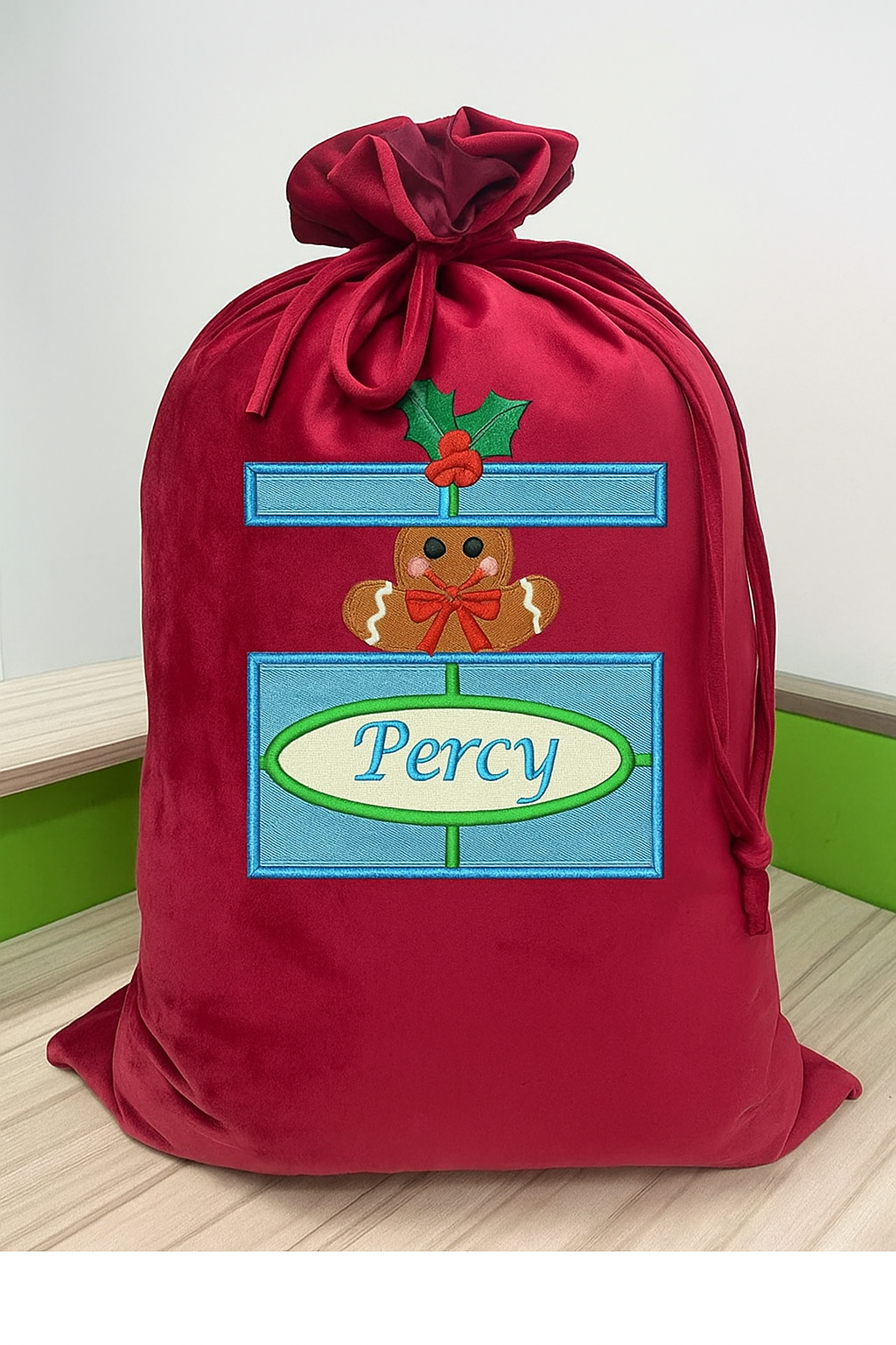 Personalised Velvet Santa Sack