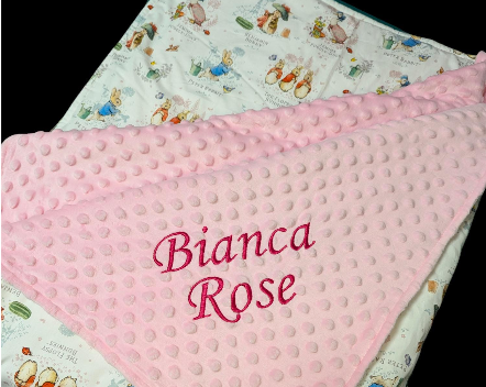 Peter Rabbit Minky Blankets (Personalised)