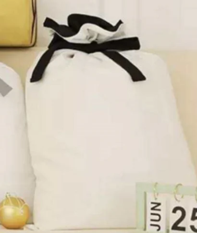 Personalised White Santa Sack