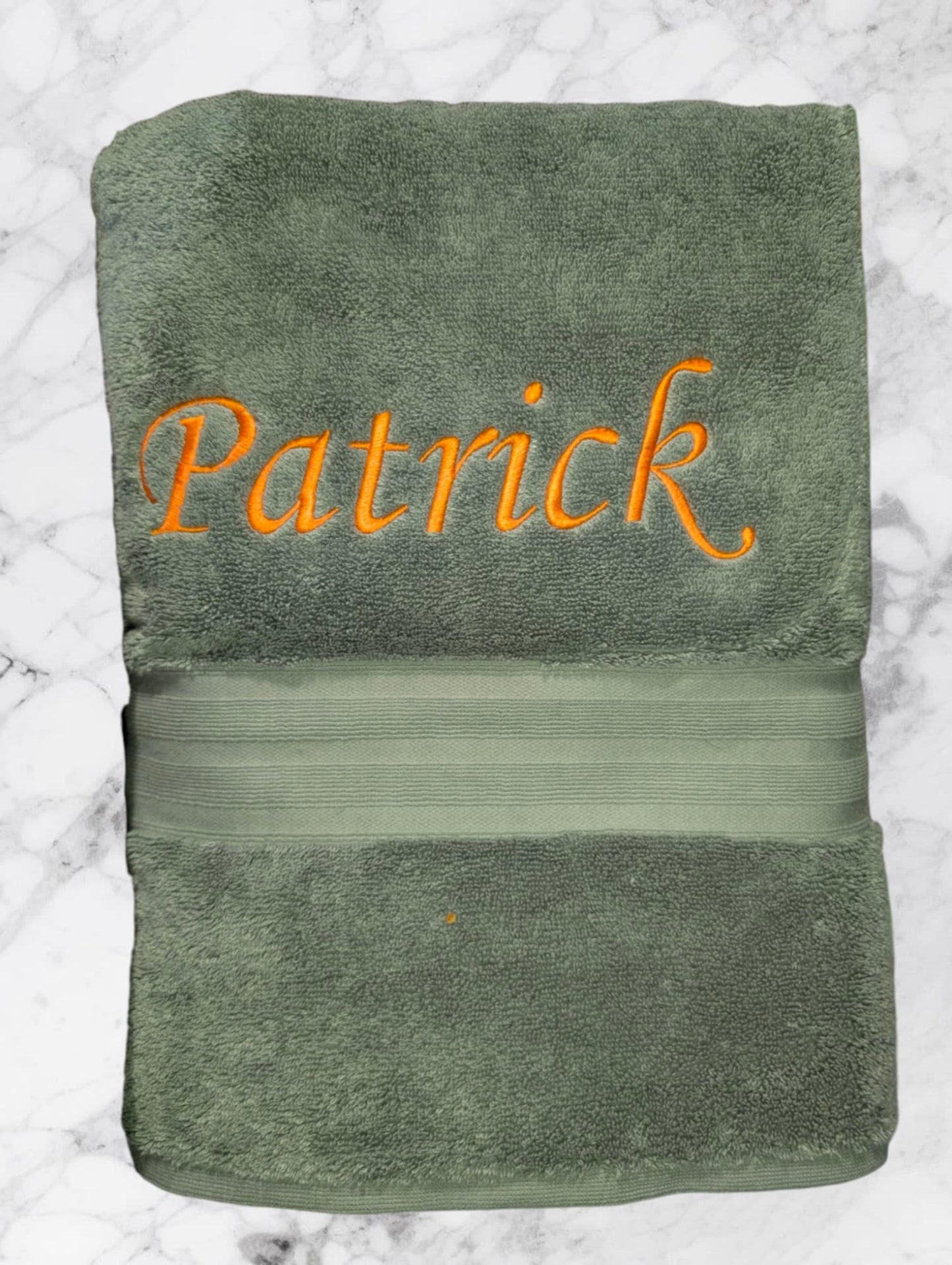 Personalised Embroidered Towels โ Made to Order