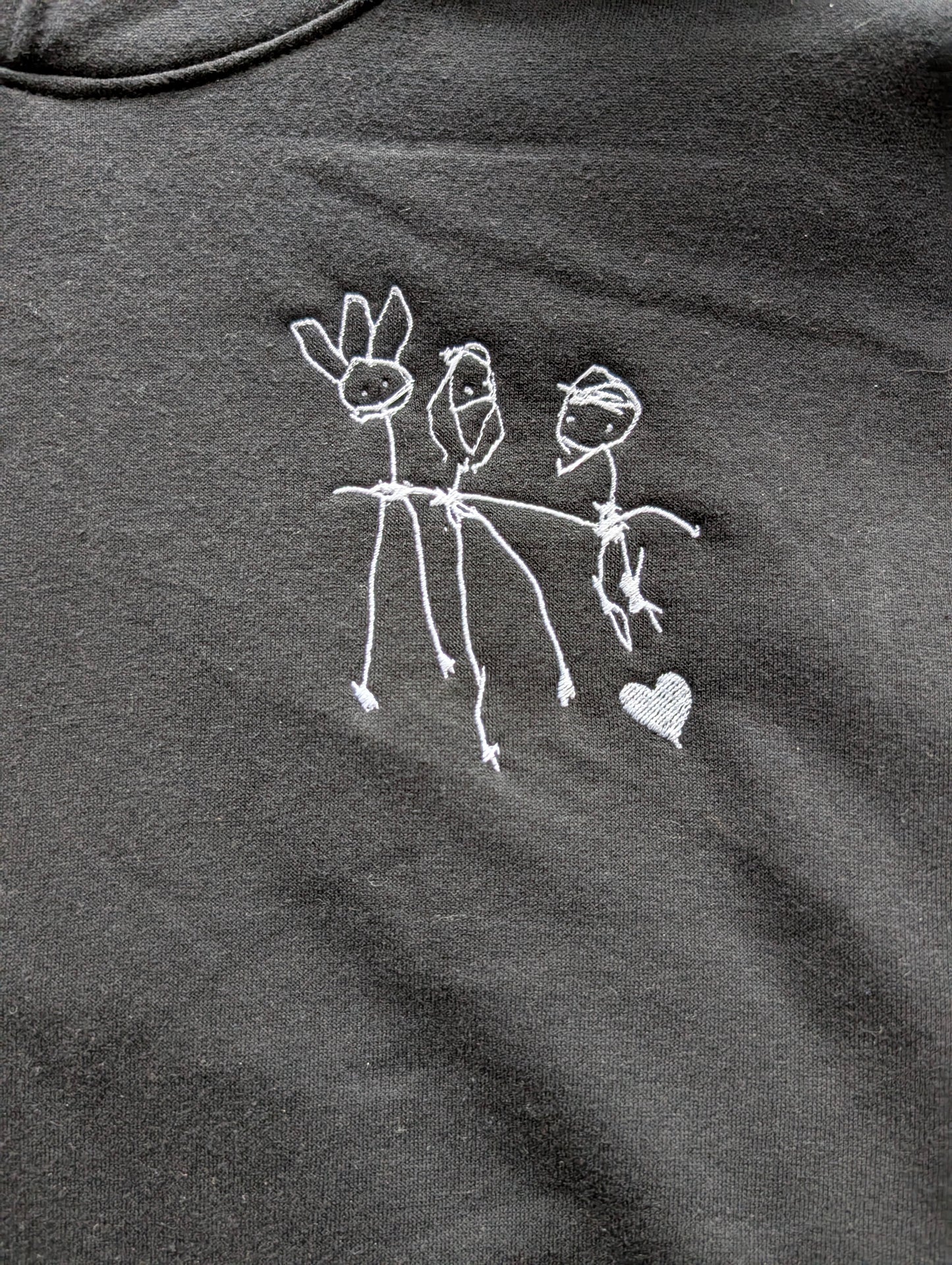Handwriting or Drawing Crewneck Jumper