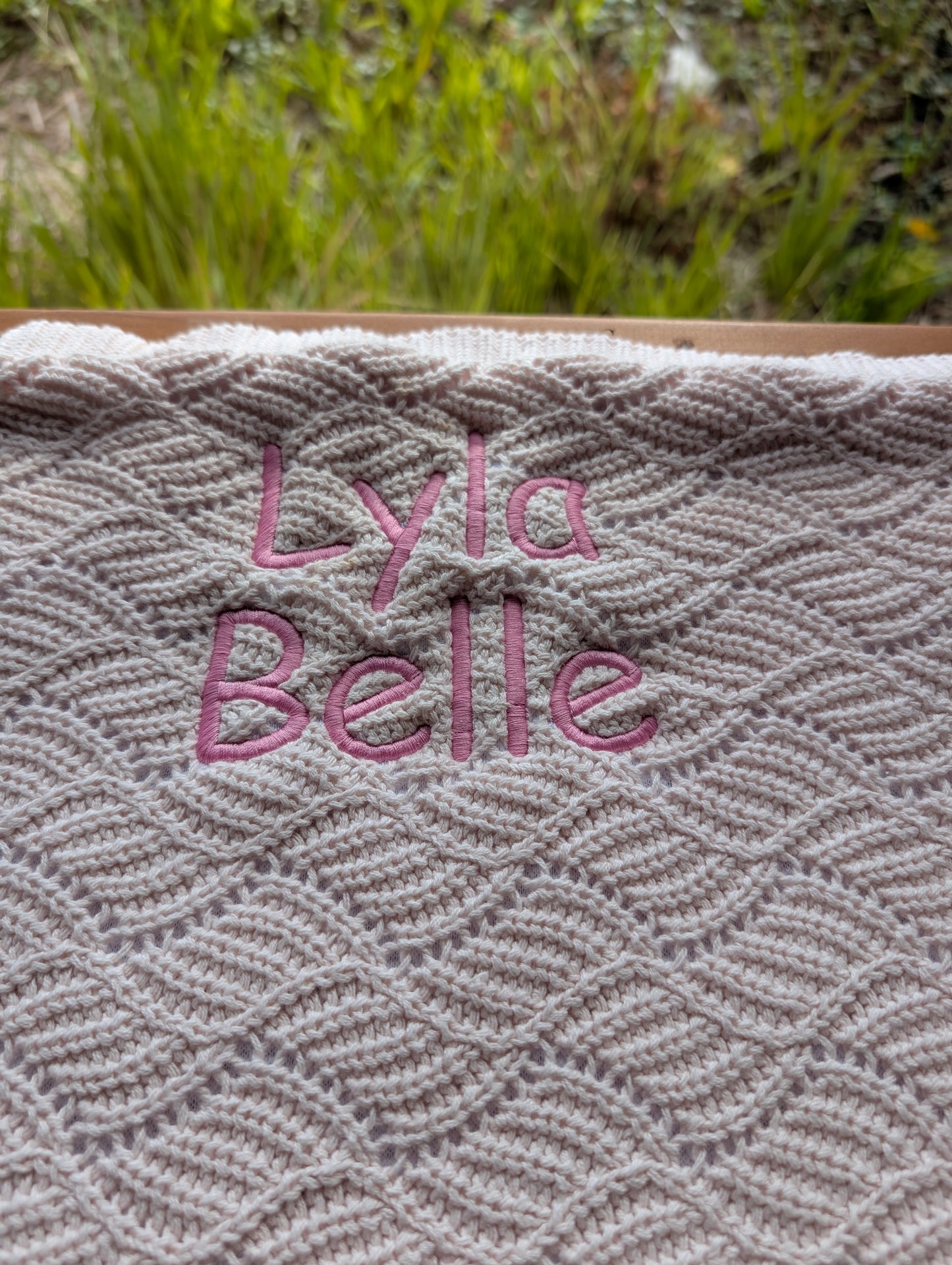 ✨ Fleecy Lined Knit Blanket – Personalised Comfort Meets Cozy Style ✨