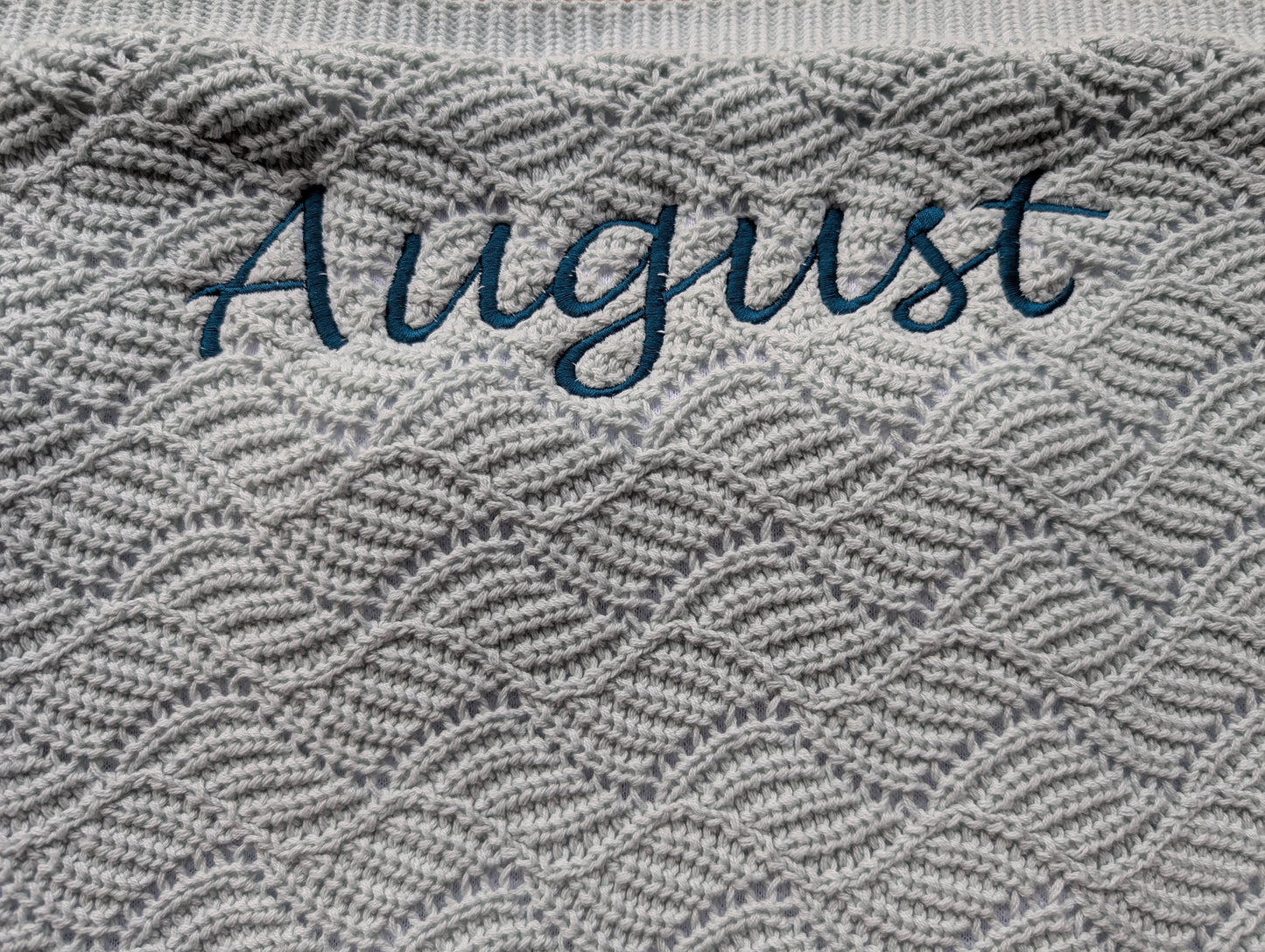 ✨ Fleecy Lined Knit Blanket – Personalised Comfort Meets Cozy Style ✨