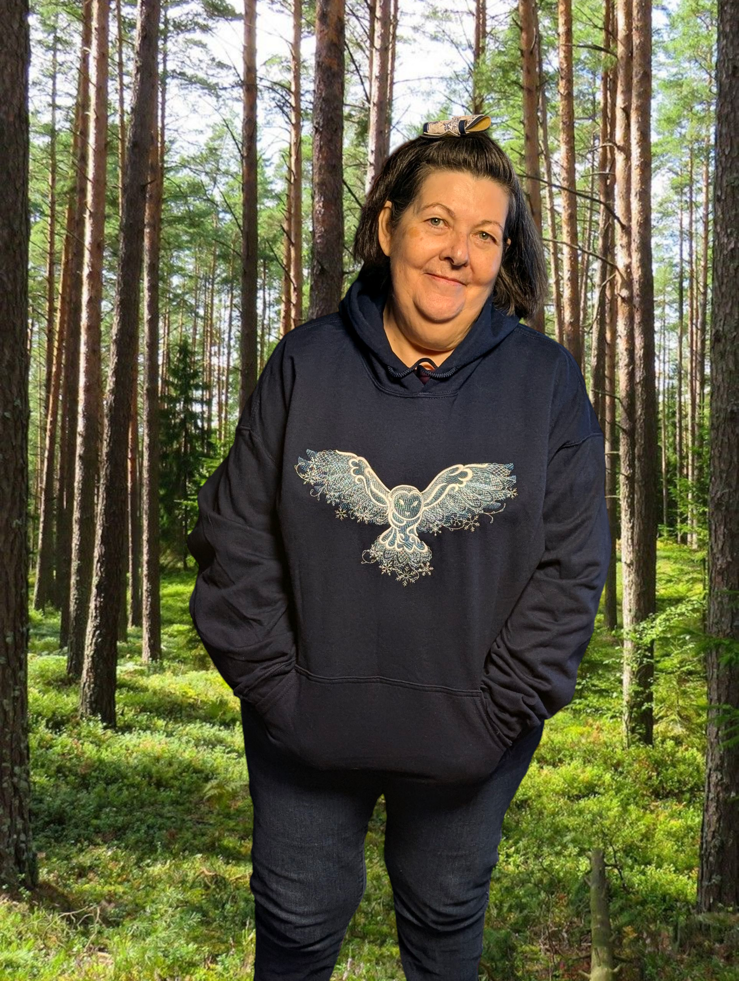 Baroque Owl Hoodie β Statement Style Meets Cozy Comfort