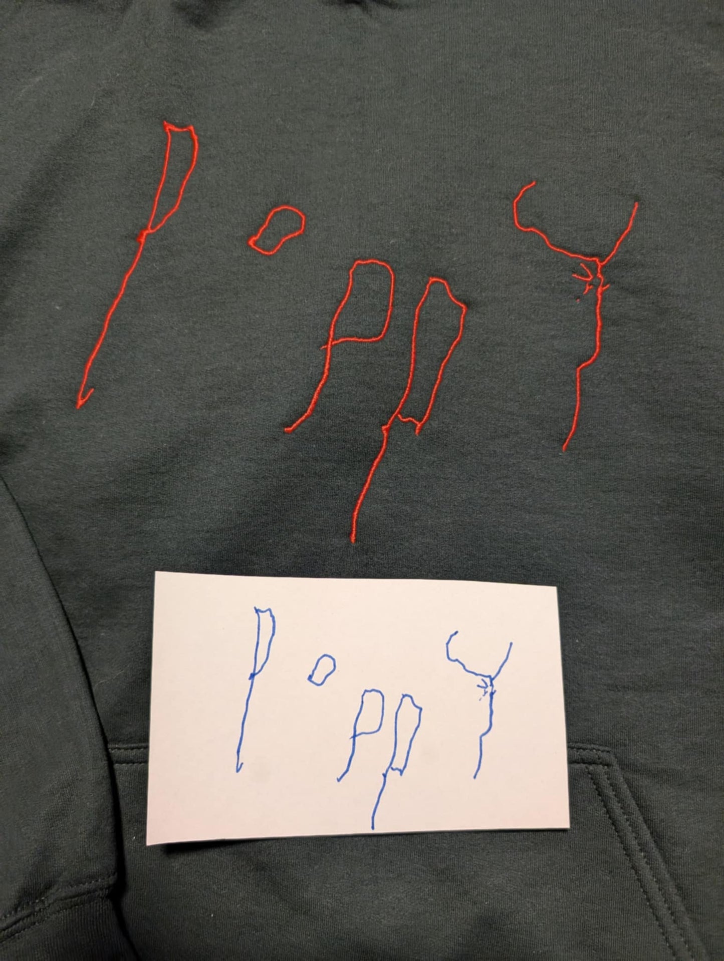 Handwriting or Drawing Hoodie