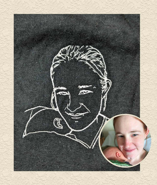 Photo Embroidered Colour Blast Crewneck