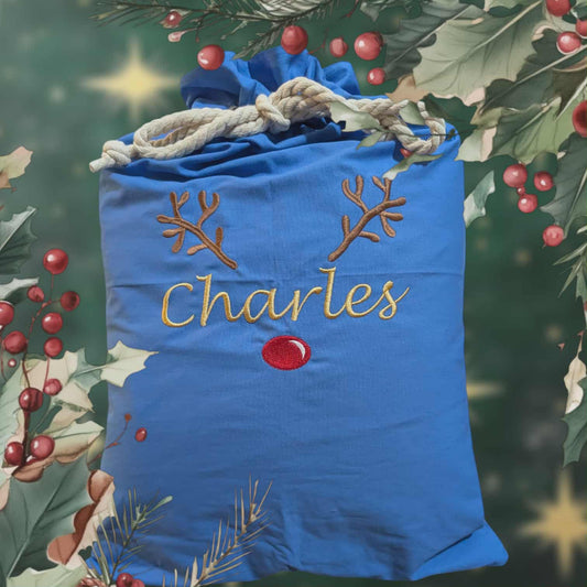 Personalised Canvas Santa Sack