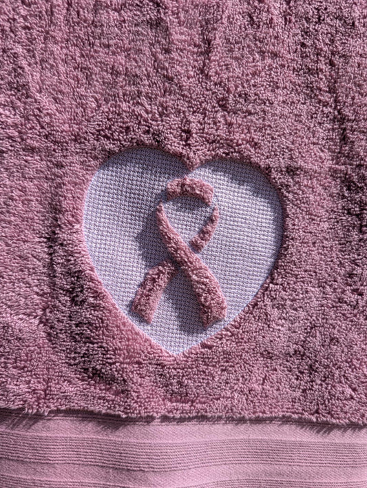 Custom Breast Cancer Awareness Towels 💖