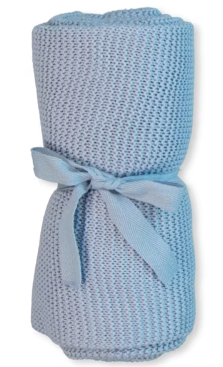 Embroidered Knit Blanket – Customisable & Cozy