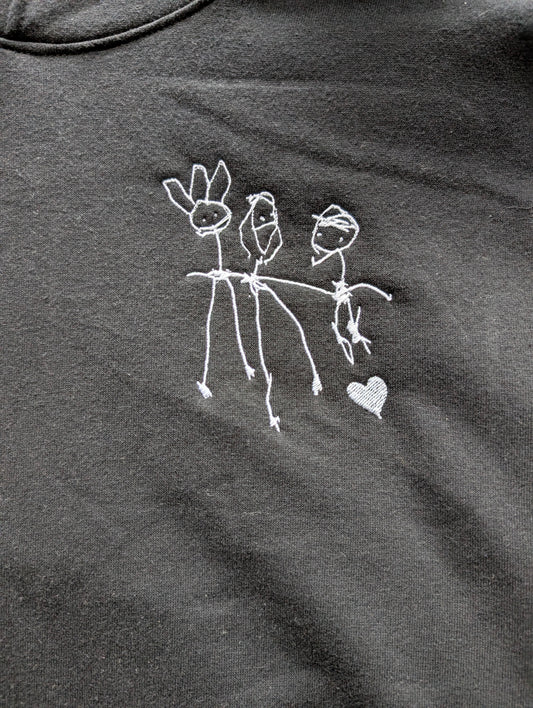 Drawing or Handwriting T-Shirt Adult